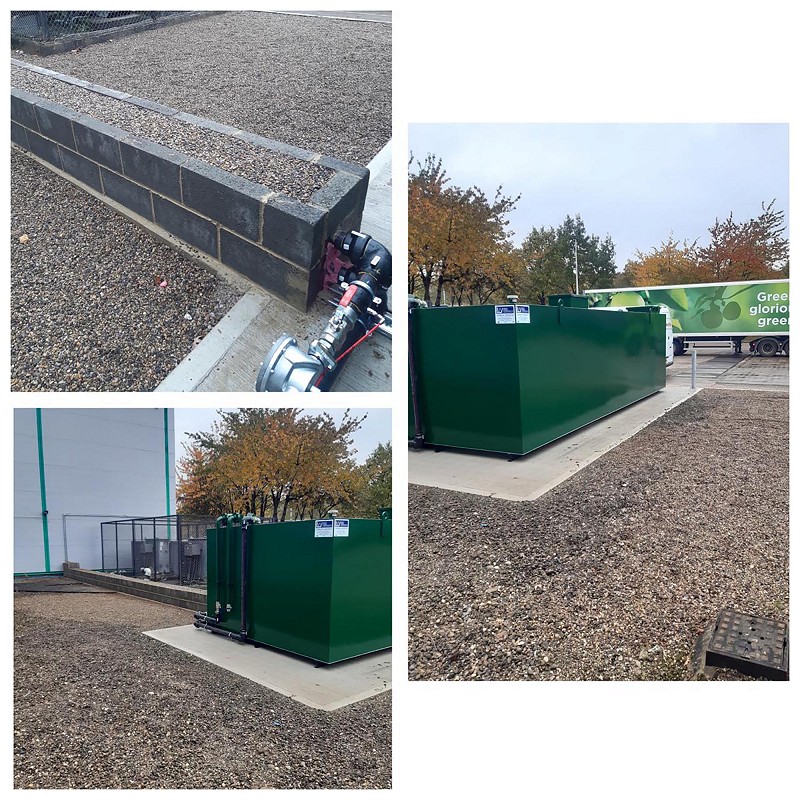 The fuel tank replacement scheme at Asda Wakefield